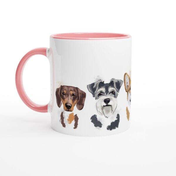 Small Dogs Mug - coloured inside